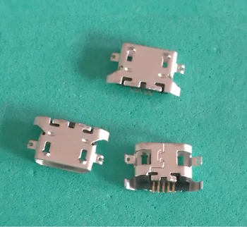 50pcs micro USB jungtis įkrovimo lizdas atsarginės Dalys, Lenovo A670 S650 S720 S820 S658T A830 A850 S939