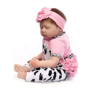 55CM Reborn Baby Doll, Minkštas Imituojamas Silikono Vinilo Audinio Organas, Tikroviška Vaikų Švietimo Žaislas Kalėdinių Nuotraukų Rekvizitai