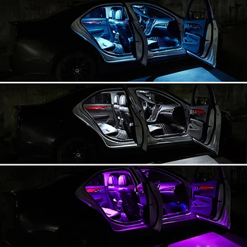 5vnt Automobilio LED Lemputes Skoda Superb 3 B8 3V MK3 2016 2017 2018 2019 2020 Dome Lempa Kosmetinis Veidrodėlis Kamieno Šviesos Priedai