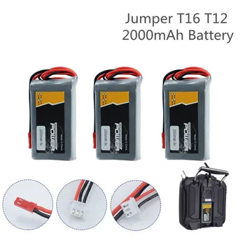 7.4 V 2000MAH 2S Lipo Baterija Jumper T16 T12 Atviro kodo Multi-protocol Radijo Siųstuvo baterijos Nuotolinio Valdymo pulto Baterijos