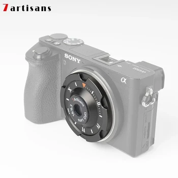 7 amatininkų 18mm F6.3 Žmogaus objektyvas Sony E/Canon eos-m/Fuji/M4/3 mount Veidrodžio kameros