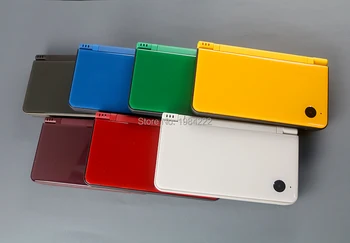 7 spalvų Visiškai Korpuso Dangtis Korpuso Atveju Nintend NDSi XL/LL Konsolės Korpuso Mygtuką rinkiniai silikono guma objektyvas ndsixl LL