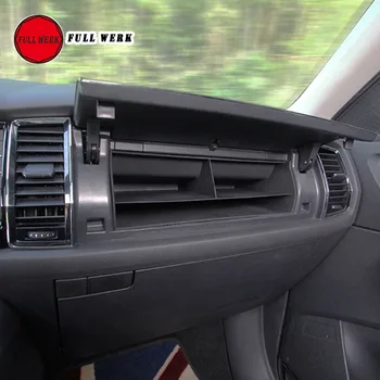 ABS Automobilių Stilius Copilot Konsolės Laikymo Dėžutė Plokštelės Laikiklį Kišenės Liemens Organizatorius Skoda Kodiaq 17-19 GT Interjero Priedai