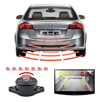 Accfly Automobilio galinio vaizdo atvirkštinio atsarginės automobilių stovėjimo aikštelė HD kamera 170 laipsnių Automobilių Parkavimo jutiklis Radaro detektorius transporto priemonių galinio vaizdo kamera
