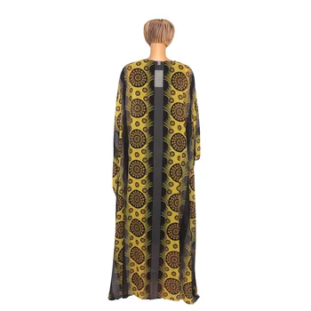 Afrikos Suknelės Moterims Musulmonų Šikšnosparnių Rankovėmis Abaja Hijab Suknelės Diamond 2 Gabalas Vestidos Maroko Kaftan Chalatai Ropa Islamo Skraiste