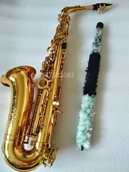 Alto saksofonas nauji aukštos kokybės priemonė, Aukso alto saksofonas modelis Kandiklį ir byla