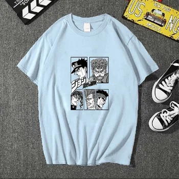 Anime JOJO T-shirt Mados Trumpi marškinėliai Atsitiktinis Unisex