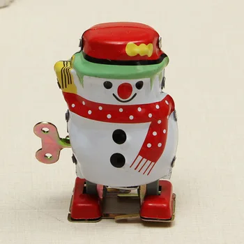 Antikos Stiliaus Alavo žaislai, Robotai, vėjo iki žaislai vaikams, namų dekoro metalo amatų MS253 sniego robotas