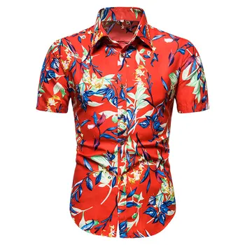 Aoliwen prekės Marškinėliai vyrams vasaros trumparankoviai marškinėliai 2020 pledas dryžuotas marškinėliai susiuvimo spalvotų vyrų prarasti atsitiktinis paplūdimio marškinėliai