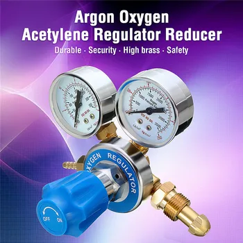 Argono, Deguonies/Acetileno Reguliatorius Reduktorius Mig Srauto Matuoklis Slėgio Dujų Kieto Žalvario Suvirinimo Tinka Viktoras Dujų Fakelas Pjovimo