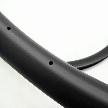 Asimetrinė 29er kalnų dviratis anglies diskiniai stabdžiai varantys 45mm, plotis 25mm gylis varantys tubeless blizgus/matinis mtb 29 colių anglies ratlankio
