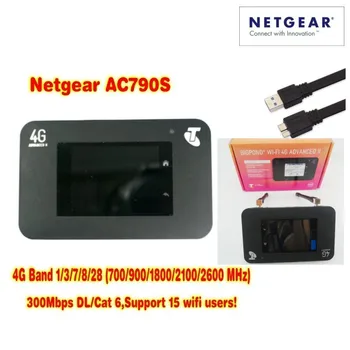 Atrakinta Netgear Aircard 790s (plius antena 2vnt ) 300Mbps 4G Mobiliojo Hotspot wifi Maršrutizatorių (4G Azijoje, Afrikoje,Amerikoje,Europoje)