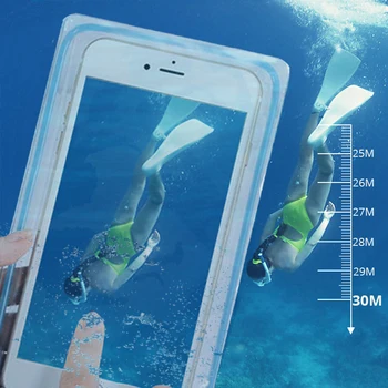 Atsparus vandeniui Atveju Mobiliojo Telefono Sausas Skaidrų Maišelį Touch Screen Pagal Vandens Atveju Xiaomi Mi A1 A2 5C Redmi Pastaba 5A Funda 5X