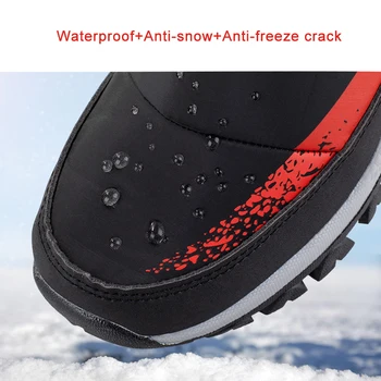 Aukštos kokybės 2020 m. Vaikų Žieminiai Batai Storio Pliušinis Šiltas Berniukų, Mergaičių Sniego Batai Vaikams Žiemos batus neslidžiais vandeniui batai