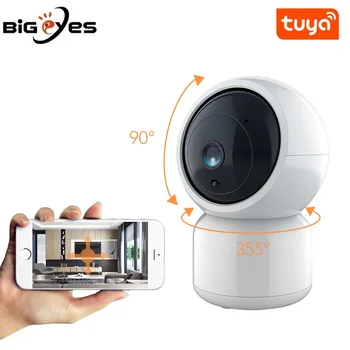 Autoeye Tuya Smart Gyvenimo 1080P IP Kamera 2MP, Bevielis WiFi Saugumo Stebėjimo VAIZDO Kameros darbas su Alexa 