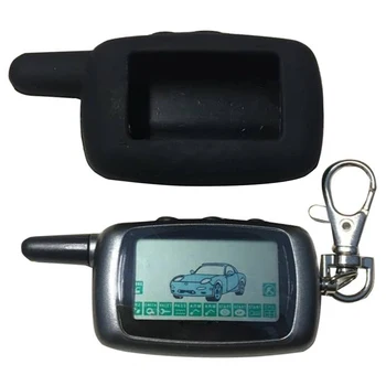 Automobilių Apsaugos Sistema apsaugos nuo vagystės Signalizacijos, 2-way B9 Nuotolinio Valdymo pultas su Ekranu
