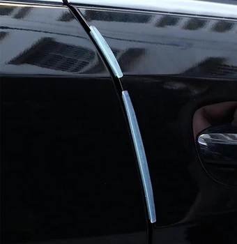 Automobilių Durų bamperis Durelių Krašto Apsaugai Apdaila Liejimo Apsauga Mitsubishi ASX Pajero Galant Ulonas Outlander RVR 3 Spalvos