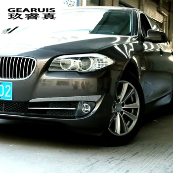 Automobilių optikos Priekiniai Rūko žibintai Antakių Dekoratyviniai Lipdukai Apima Apdaila BMW 5 serijos F10 F07 5gt 2011 - 2013 m. auto Priedai