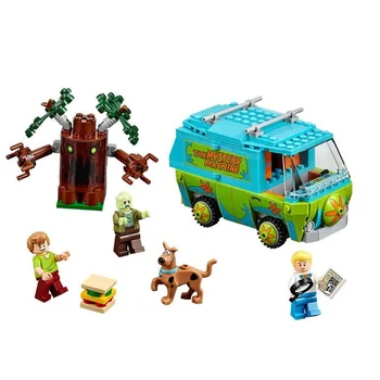 Bela Scooby Doo Paslaptis Mašina Autobusų Kūrimo Bloką 