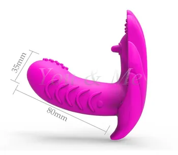 Belaidis nuotolinio valdymo atstumas 20m drugelis vibratorius,USB saugumo mokestis Vibracija Kelnaitės Klitorio Sekso Žaislai Moterims