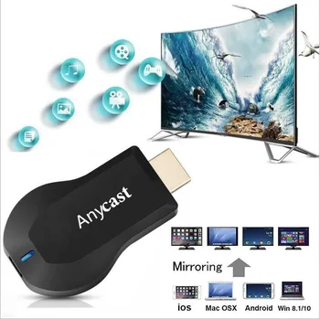 Belaidžio HDMI TV Stick AnyCast M2 Airplay, WiFi Ekranas Dongle TV Imtuvas Miracast už Telefoną PC 
