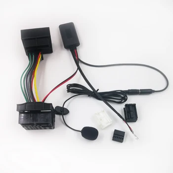 Biurlink Automobilio Radijo Bluetooth 5.0 Muzikos AUX Kabelis, Mikrofonas laisvų Rankų įranga Adapteris Pajungti Rinkinys, skirtas BMW E60-E66 E70 
