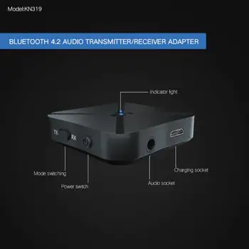 Bluetooth 5.0 Garso Imtuvas, Siųstuvas 2 IN 1 3.5 mm AUX Lizdas RCA Stereo Muzikos Belaidžio ryšio Adapteris, Skirtas TV PC Automobilio Garsiakalbius 2020 m.