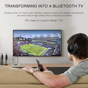 Bluetooth 5.0 Garso Imtuvas, Siųstuvas 3.5 MM AUX-Jack Stereo USB Adapteris LCD Ekranas Wireless Dongle For PC TV Automobilį