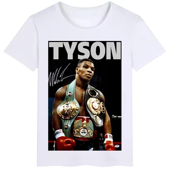 Boksininkas Mike ' as Tysonas Memorializes Bokso T-shirt Bokso Gerbėjai'Short Rankovėmis Unisex Marškinėliai