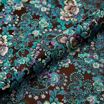 Brokatas modelis žakardiniai audiniai aukštos kokybės satino suknelė, medžiagos, siuvimo cheongsam ir kimono 
