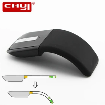 CHYI 2.4 Ghz, Sulankstomas Belaidės Pelės Kompaktiškas Lankstymo Arc Touch Mouse Kompiuterinių Žaidimų Pelėms Microsoft Surface Nešiojamas KOMPIUTERIS