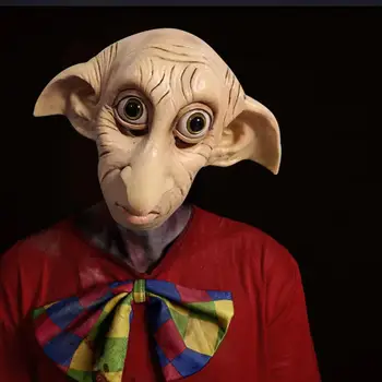 Cosplay Dobby Elfin Latekso Kaukė Gyvūnų Stiliaus Helovyno Karnavalas Kostiumas, Galvos Apdangalai Rekvizitai