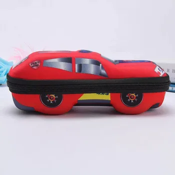 Creative 3D Automobilių Pieštuko Atveju Didelės Talpos Pen Langelį Studentų Mados Rašiklio Laikiklis Animacinių filmų Kanceliarinės prekės mokyklinės prekės, Dovanos