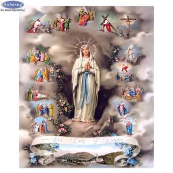 Diamond Tapybos Mergelės Marijos, Jėzaus Kristaus Gimimo sienų tapyba 