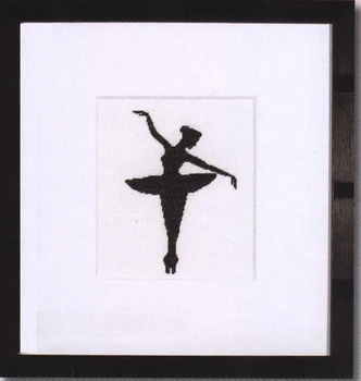 Didesnės Medvilnės NEMOKAMAS Pristatymas Aukščiausios Klasės kryželiu rinkiniai Baleto Siluetas, Balerina