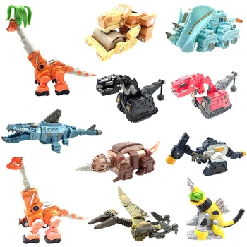 Dinotrux Dinozaurų AUTOMOBILIŲ, Sunkvežimių Nuimamas Dinozaurų Mini Žaislas Automobilių Modeliai Vaikų Dovanos, Žaislai Dinozaurų Modelius, Vaiko Žaislai