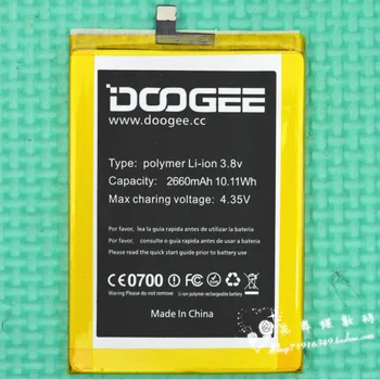 Doogee F5 Baterijos Pakeitimas Originalo 2660mAh Išmaniųjų Telefonų Dalių, atsarginė baterija Doogee F5 sandėlyje