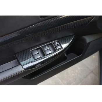 Dėl Subaru Impreza 2010 2011 2012 2013 Automobilių Langų Pakėlimo Jungiklį Skydelio Dangtelį Lipdukai Automobilio Stiliaus Aksesuaras 4Pcs