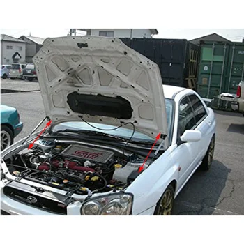 Dėl Subaru Impreza GD, GG /Outback Sport saab 9-2X 2000-2007 m. pakeisti Priekinis Dangtis Dangčio Dujų Liftas Palaiko Statramsčiai Atraminis Strypas Sukrėtimams