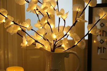 Džiovintos Gėlės Apdailos Phalaenopsis Medžio Šaką Šviesos Gėlių, Šviesos Namuose Kalėdų Vakarėlį Sodo Dekoro сухоцветы