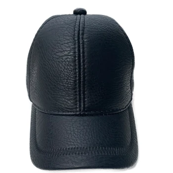 EAGLEBORN Vyrų Žiemos Skrybėlę Beisbolo kepuraitę Odos Bžūp Tėtis Skrybėlę 58cm