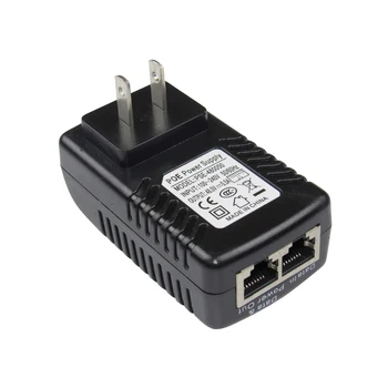 ESCAM DC48V 0.5 A CCTV Aktyvus PoE Injector Ethernet Maitinimo Adapteris IP Kamera, Maitinimo Polių skaičius 4/5, domina keitimas(+) 7/8 Suderinama su IEEE802.3af