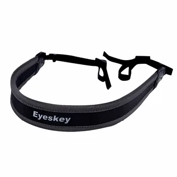 EYESKEY Black & Grey Žiūronų/Fotoaparatas Kaklo Dirželis ant Kaklo Pečių Juodas Diržas Optika Reguliuojamas Žiūronai Dirželis Žiūronai Vežėjas