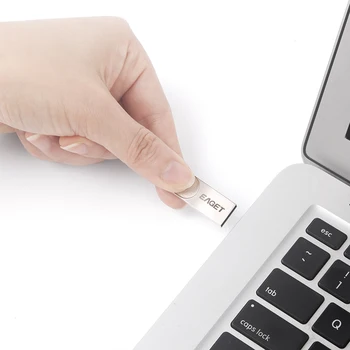 Eaget USB 2.0 Pendrive 32GB Super Mini Pen Ratai atsparus smūgiams Memoria USB Atmintinės Vandeniui USB 
