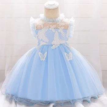 Elegantiškas Kūdikio Gimtadienio Suknelė 2019 M. Vasarą Merginos Kostiumas Princesė Suknelė 
