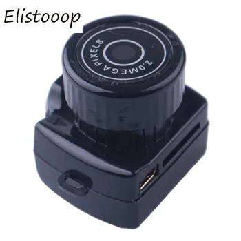 Elistooop Mini kamera Kamera pardavimas, Mikro DVR Kamera Y2000 480P Nešiojamų Vaizdo Kamera Diktofonas, Fotoaparatas Su Key Chain