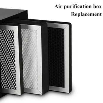 Filtro keitimas, Oro valymo dėžutė su actived anglies,metalų oro valytuvas,didelio efektyvumo hepa filtras 100/150mm dėžutę