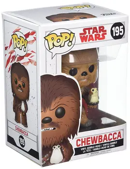 Funko pop Oficialų Star Wars: THE last Jedi - Chewbacca Vinilo Veiksmų Skaičius, Kolekcines, Modelis Žaislas su Originalo Langelyje