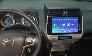 GPS Navigacija Radijo grotuvas 128GB Toyota Prado 2018 2019 Multimedijos Auto Radijas, vaizdo Grotuvas, stereo HeadUnit statyti carpaly