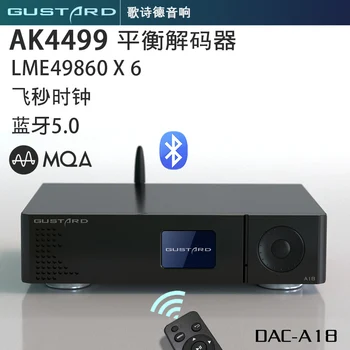 GUSTARD VPK-A18 USB DAC gimtoji subalansuotas dekoderis AK4499 Bluetooth 5.0 CSR8675 LDAC MQA visą dekodavimo DSD512